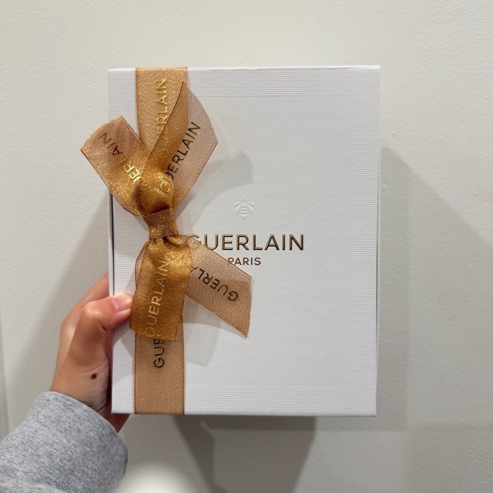 Guerlain White Box with Gold Bow